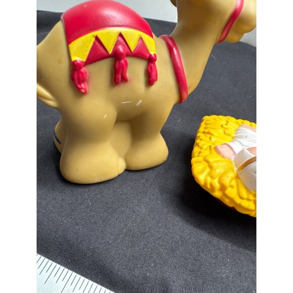 Little People Nativity Set 3-Piece 2005 Mattel Baby Jesus Camel & Shepherd Repla - Picture 8 of 8